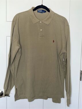 Polo Ralph Lauren Long Sleeve Polo - Dark Olive